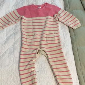 Cable knit one piece